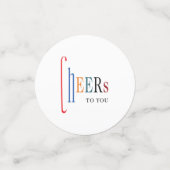 ハッピーニューイヤー応援トゥユーお祝いパーティー コンフェッティ (スモール正面)