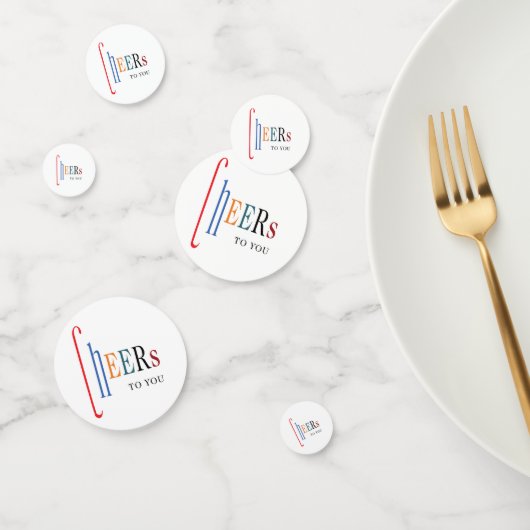 ハッピーニューイヤー応援トゥユーお祝いパーティー コンフェッティ (グループ)