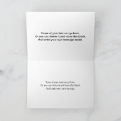 ハッピーニューイヤー折り畳みホリデーカード シーズンカード (内部)