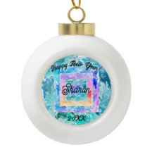 ハッピーニューイヤー抽象芸術アートファミリー