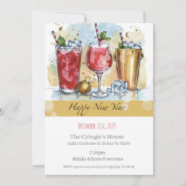 ハッピーニューイヤー招待状 招待状