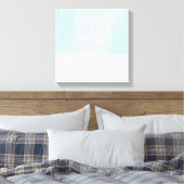 ハッピーニューイヤー文字アート キャンバスプリント (インサイチュ (寝室))