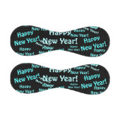 ハッピーニューイヤー文字 野球ボール (パネル)