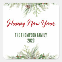 ハッピーニューイヤー枠の冬のウィースグリーティング