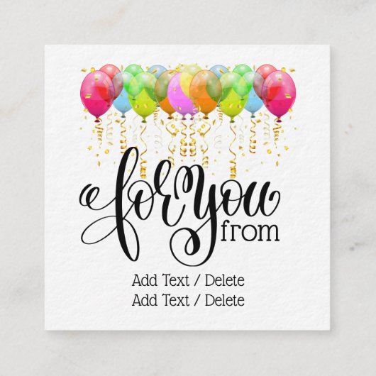 ハッピーニューイヤー格言シリーズ エンクロージャーカード (裏面)