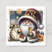 ハッピーニューイヤー格言シリーズ スクエア名刺 (正面)