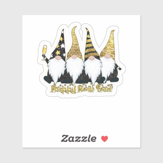 ハッピーニューイヤー格言シール シール (シート)