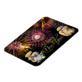 ハッピーニューイヤー格言マグネット マグネット (左側)