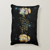 ハッピーニューイヤー格言装飾用クッション アクセントクッション (裏面(縦))