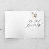 ハッピーニューイヤー格言 サンキューカード (内部)