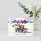 ハッピーニューイヤー格言 シーズンポストカード (スタンド正面)