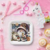 ハッピーニューイヤー格言 ペーパープレート (パーティー)