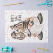 ハッピーニューイヤー格言 薄葉紙 (クラフト)