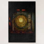 ハッピーニューイヤー滑りやすいジョーのゲイプライドギフトLGBTQ ジグソーパズル (縦)