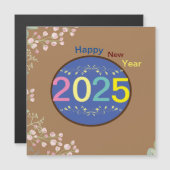 ハッピーニューイヤー磁気カード2025 (正面/裏面)