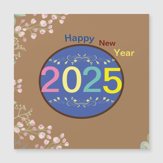 ハッピーニューイヤー磁気カード2025 (正面)