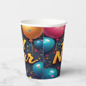 ハッピーニューイヤー紙カップ 紙コップ (右)