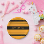 ハッピーニューイヤー紙プレート ペーパープレート (パーティー)