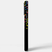 ハッピーニューイヤー紙吹雪シャンパングラス Case-Mate iPhoneケース (裏面 / 左)