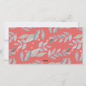 ハッピーニューイヤー素朴フローラ3 Photo Collage シーズンカード (裏面)