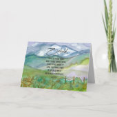 ハッピーニューイヤー聖なる書物、 経典イザヤ・バイブル・バース カード (正面)