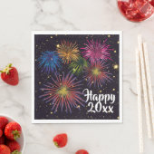 ハッピーニューイヤー花火&スターパーティー スタンダードランチョンナプキン (インサイチュ)