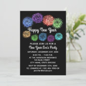 ハッピーニューイヤー花火#1-2招待状カード セーブザデート (スタンド正面)