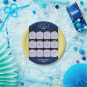 ハッピーニューイヤー賛美フォトホリデー ペーパープレート (パーティー)