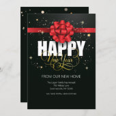 ハッピーニューイヤー赤弓カード 案内状 (正面/裏面)
