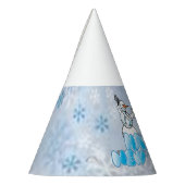 ハッピーニューイヤー雪だるま パーティーハット (左)