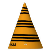 ハッピーニューイヤー黄色と黒 パーティーハット (右)