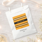 ハッピーニューイヤー黄色と黒 フェイバーバッグ (クリップ留めされた状態)