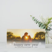 ハッピーニューイヤー黒台本の休日の写真 シーズンカード (スタンド正面)