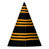 ハッピーニューイヤー黒黄色 パーティーハット (裏面)