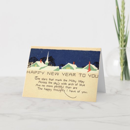 ハッピーニューイヤー1915ヴィンテージ シーズンカード (正面)