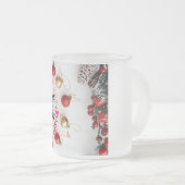 ハッピーニューイヤー2トーンコーヒーマグ フロストグラスマグカップ (正面右)