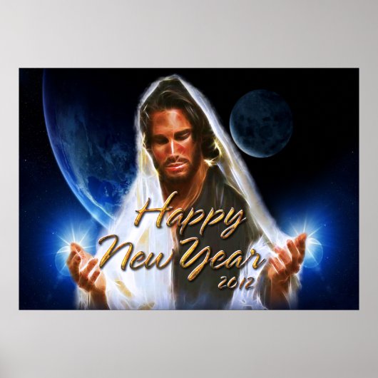 ハッピーニューイヤー2012 Cプリント ポスター (正面)