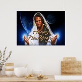 ハッピーニューイヤー2012 Cプリント ポスター (キッチン)