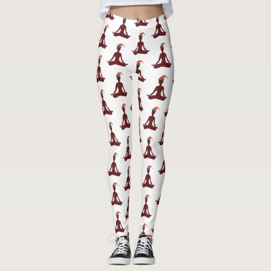 ハッピーニューイヤー2018ヨガレギンス レギンス (正面)