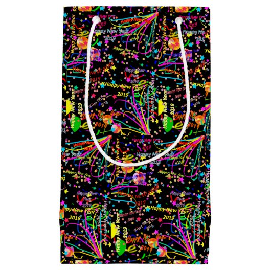 ハッピーニューイヤー2019抱き枕 スモールペーパーバッグ (正面)