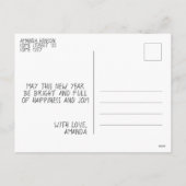 ハッピーニューイヤー2020ブルースター シーズンポストカード (裏面)