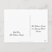 ハッピーニューイヤー2021星ライトローマ数字 シーズンポストカード (裏面)