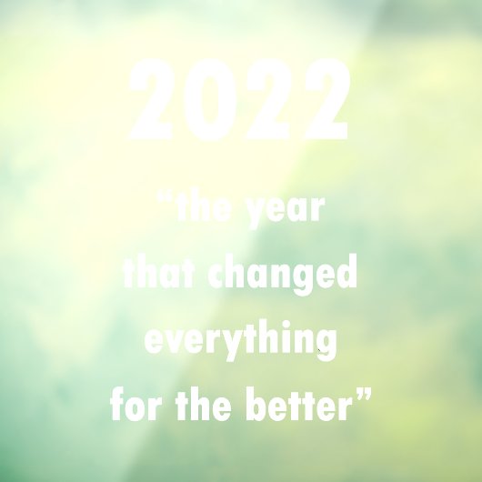 ハッピーニューイヤー2022やる気を起こさせる引用文 ウィンドウサイン (シート3)