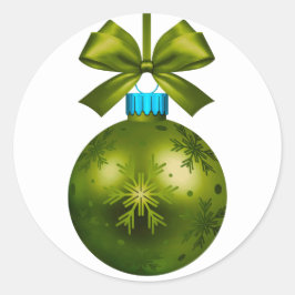 ハッピーニューイヤー2022オーナメントクラシックラウンドステッカー ラウンドシール