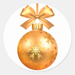 ハッピーニューイヤー2022オーナメントクラシックラウンドステッカー ラウンドシール