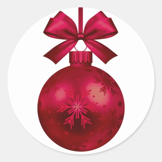 ハッピーニューイヤー2022オーナメントクラシックラウンドステッカー ラウンドシール (正面)