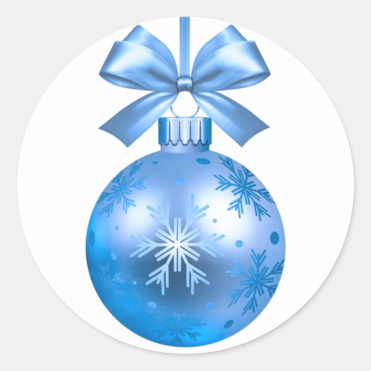 ハッピーニューイヤー2022オーナメントクラシックラウンドステッカー ラウンドシール (正面)