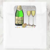 ハッピーニューイヤー2022ワきらめくインボトル スクエアシール (バッグ)