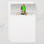 ハッピーニューイヤー2022ワきらめくインボトル 便箋 (正面/裏面)