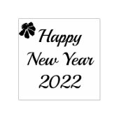 ハッピーニューイヤー2022年ゴム印 ラバースタンプ (インプリント)
